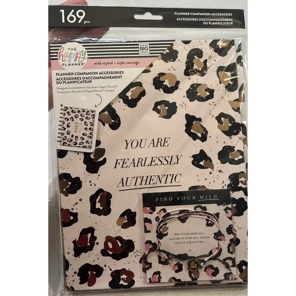New Bundle Happy Planner Stay Wild Styled Fill Paper Dividers Accessories Folder